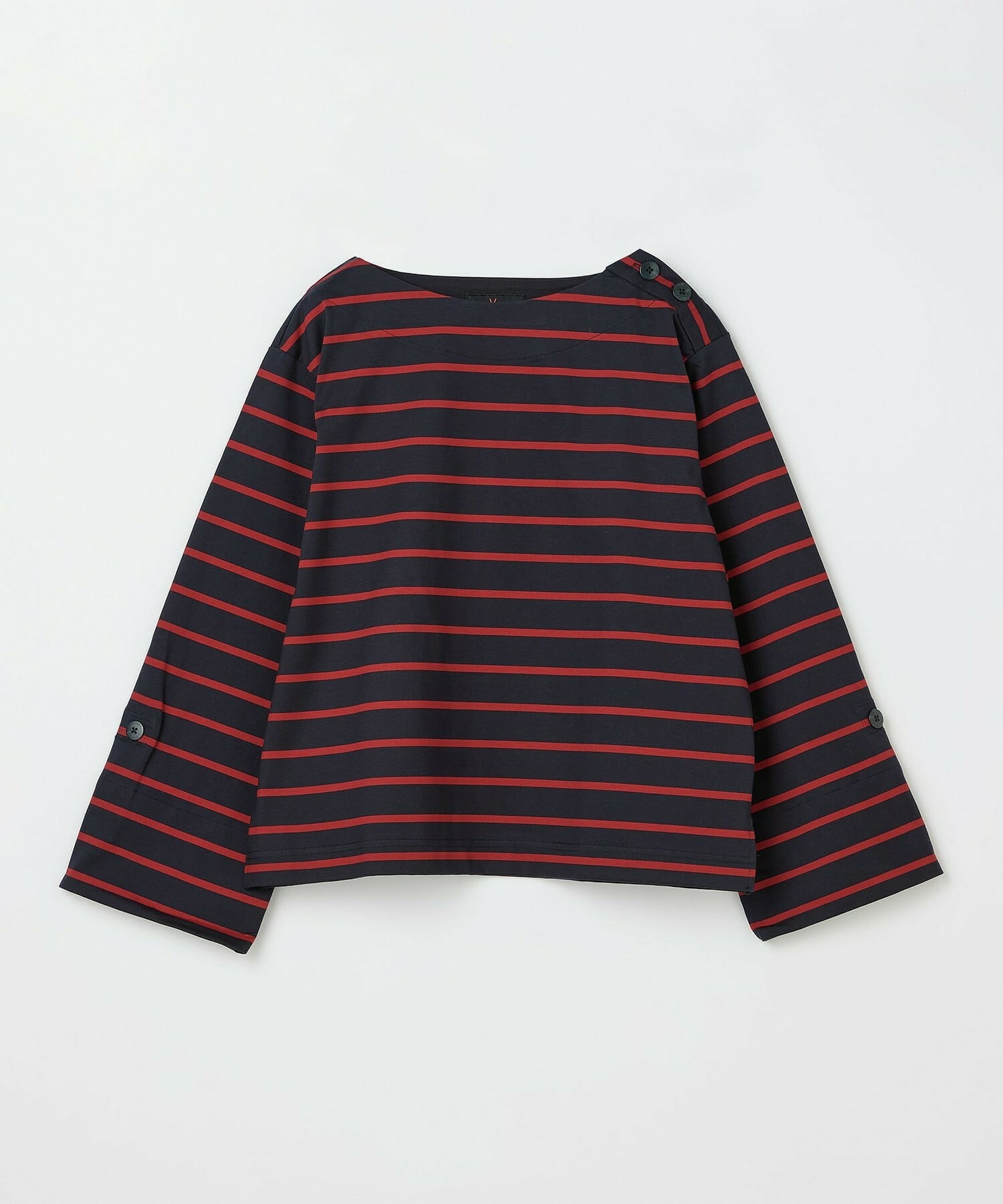 【L'EQUIPE】コットンボーダープルオーバー 詳細画像 レッド系その他 19