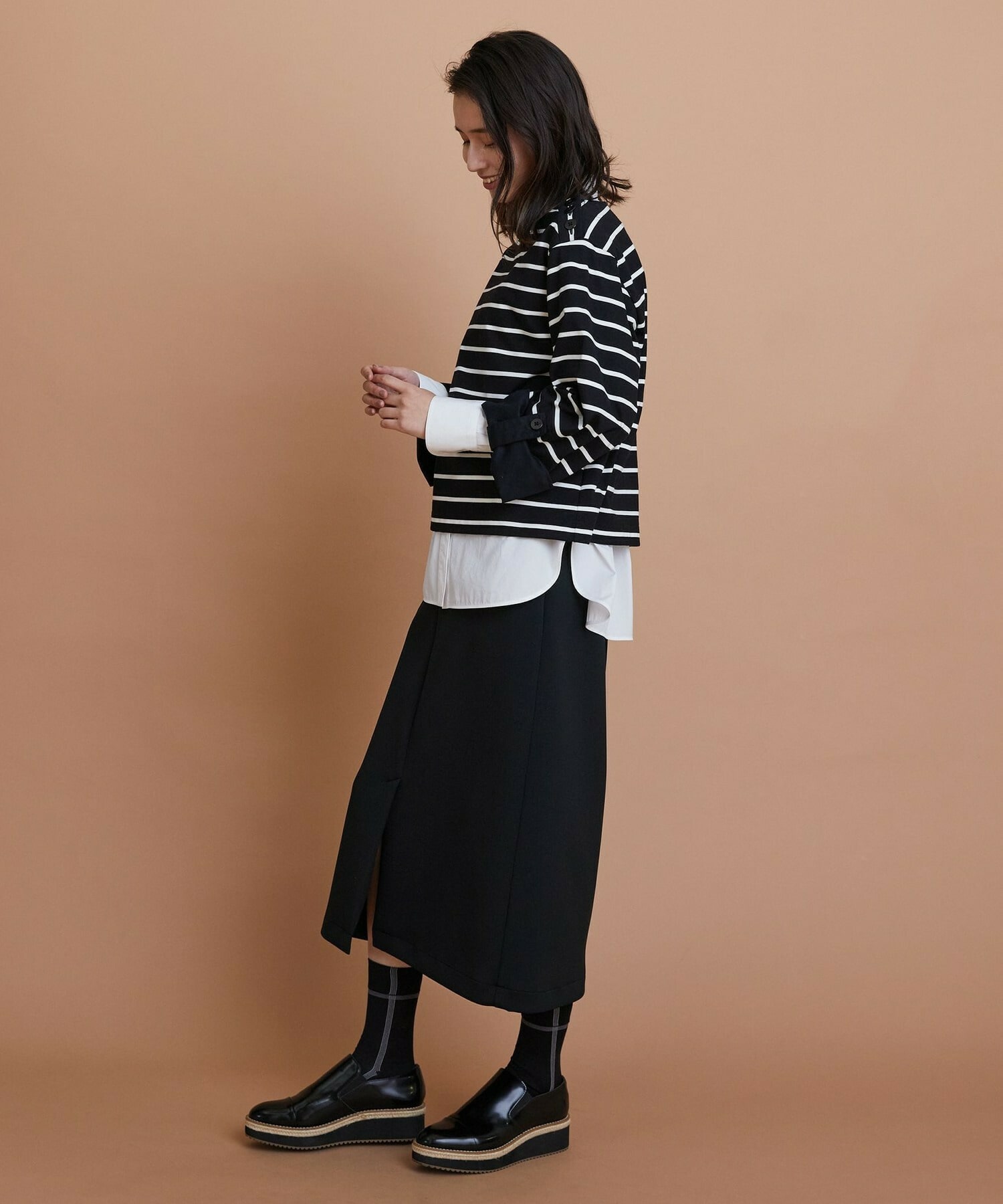 【L'EQUIPE】コットンボーダープルオーバー 詳細画像 レッド系その他 2