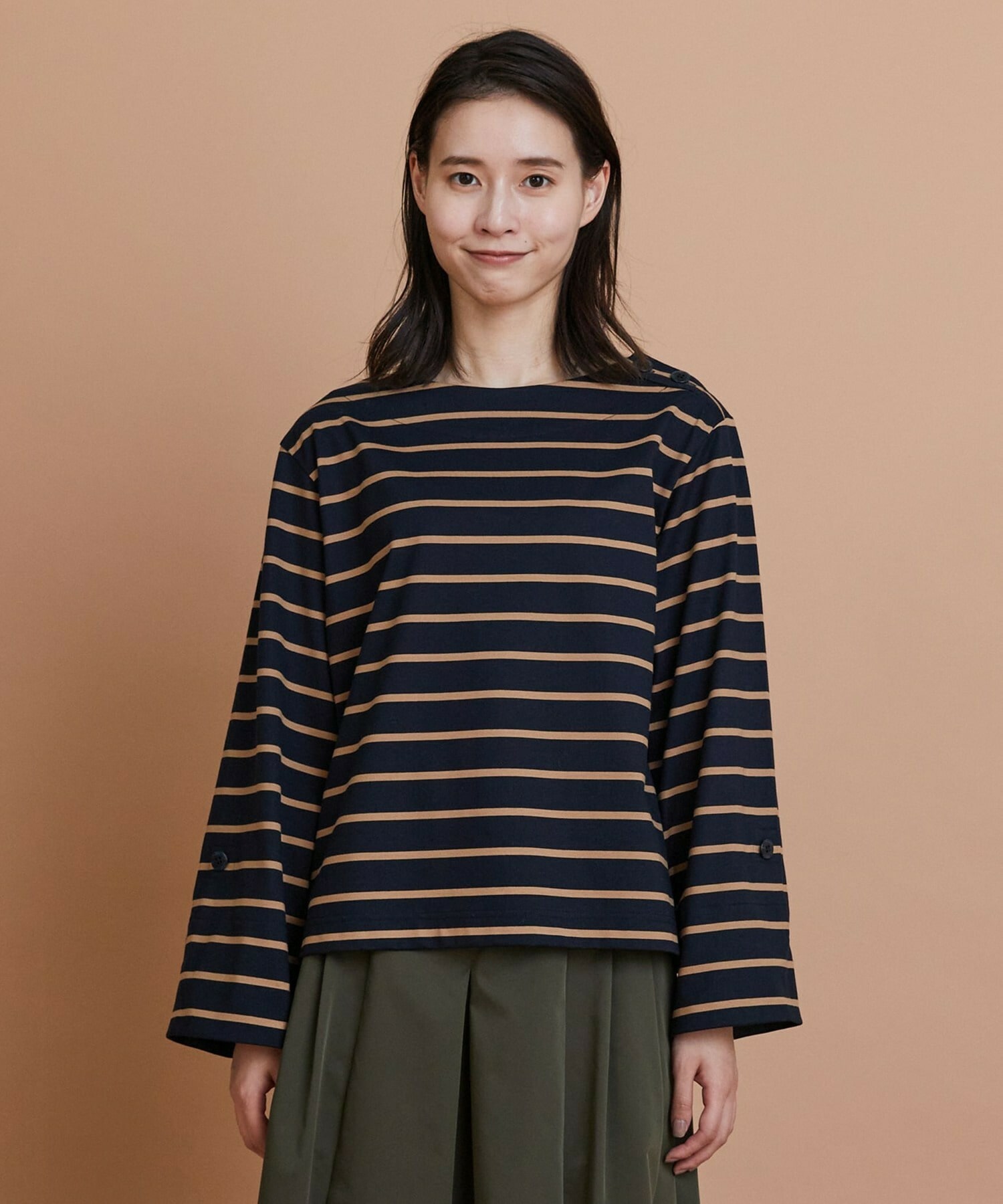 【L'EQUIPE】コットンボーダープルオーバー 詳細画像 レッド系その他 20