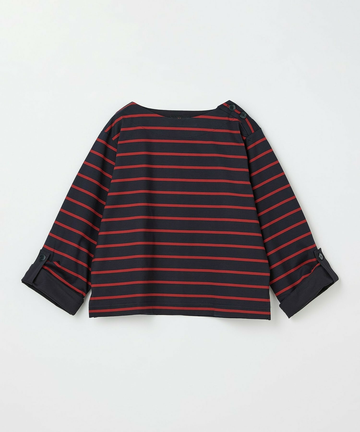 【L'EQUIPE】コットンボーダープルオーバー 詳細画像 レッド系その他 27