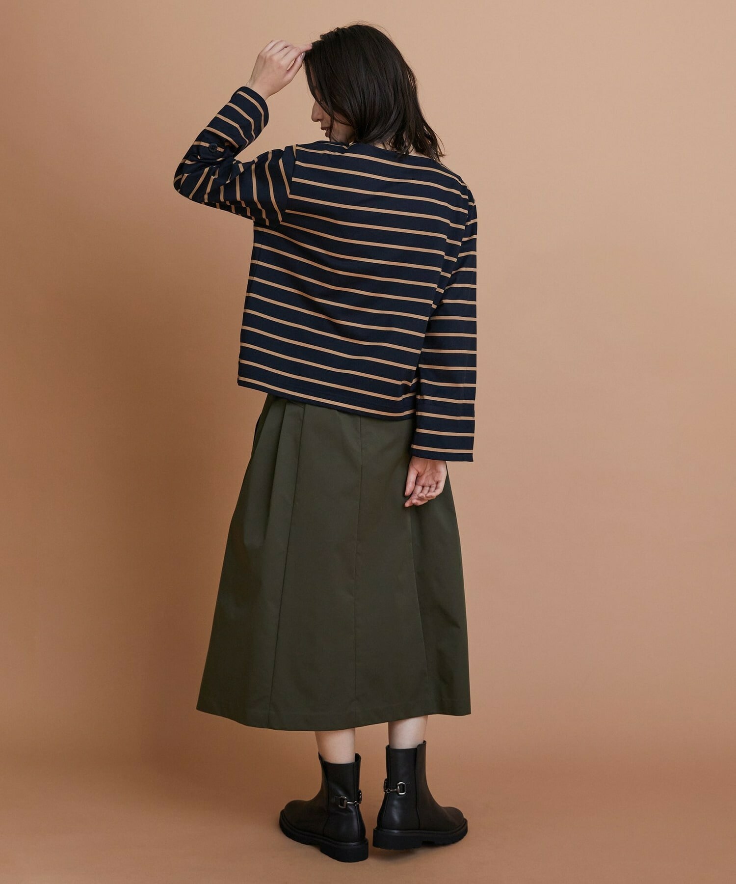 【L'EQUIPE】コットンボーダープルオーバー 詳細画像 レッド系その他 8