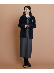 【L'EQUIPE】レースコンビモダールベア天竺カットソー 詳細画像 ブラック 5