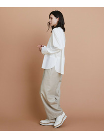 【L'EQUIPE】60/1スムース天竺コンビプルオーバー 詳細画像 ブルー系その他 10