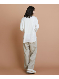 【L'EQUIPE】60/1スムース天竺コンビプルオーバー 詳細画像 ブルー系その他 11