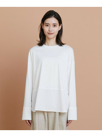 【L'EQUIPE】60/1スムース天竺コンビプルオーバー 詳細画像 ブルー系その他 16