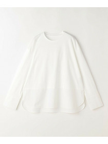 【L'EQUIPE】60/1スムース天竺コンビプルオーバー 詳細画像 ブルー系その他 19