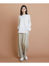 【L'EQUIPE】60/1スムース天竺コンビプルオーバー 詳細画像 ブルー系その他 9