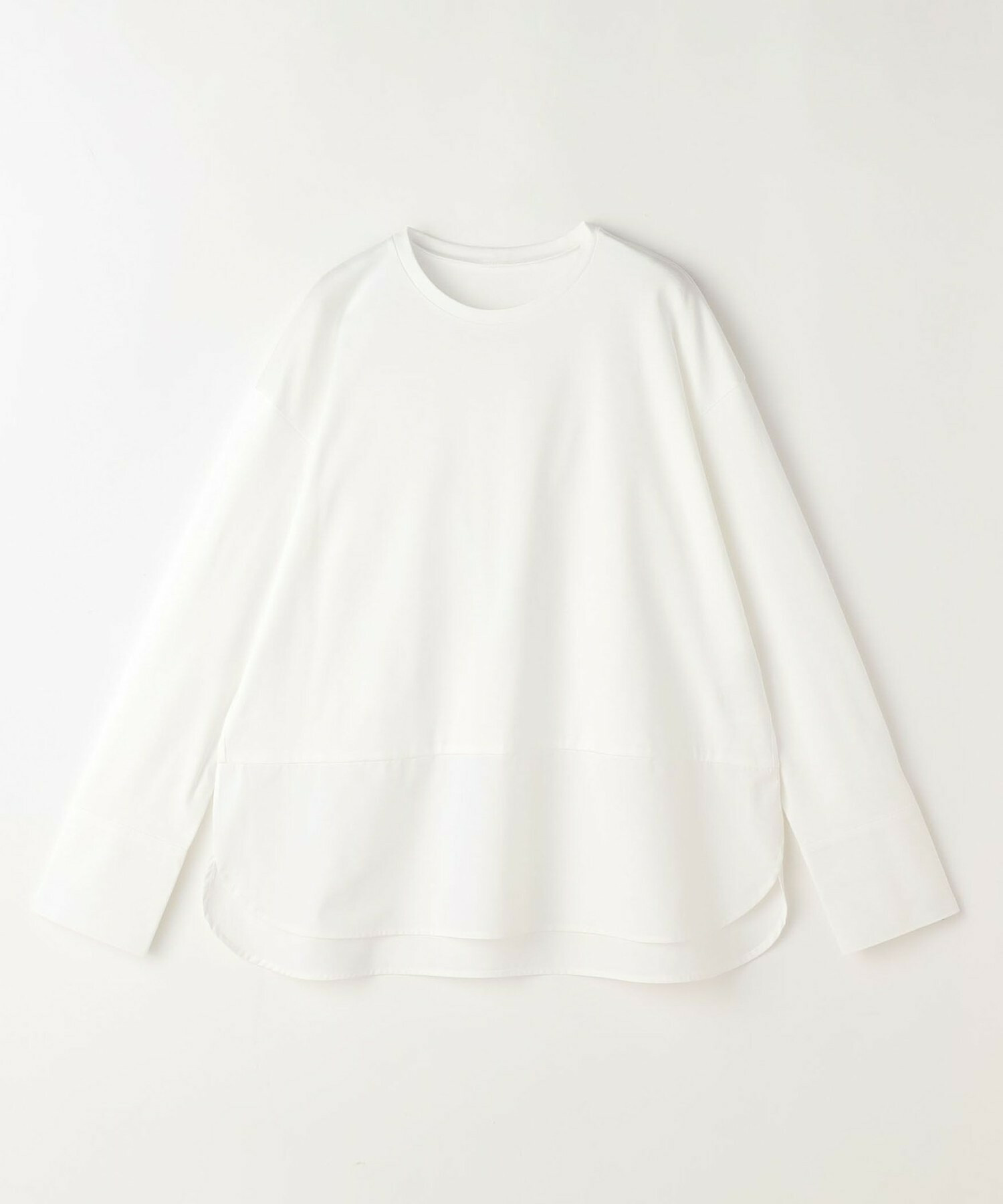 【L'EQUIPE】60/1スムース天竺コンビプルオーバー 詳細画像 ブルー系その他 19