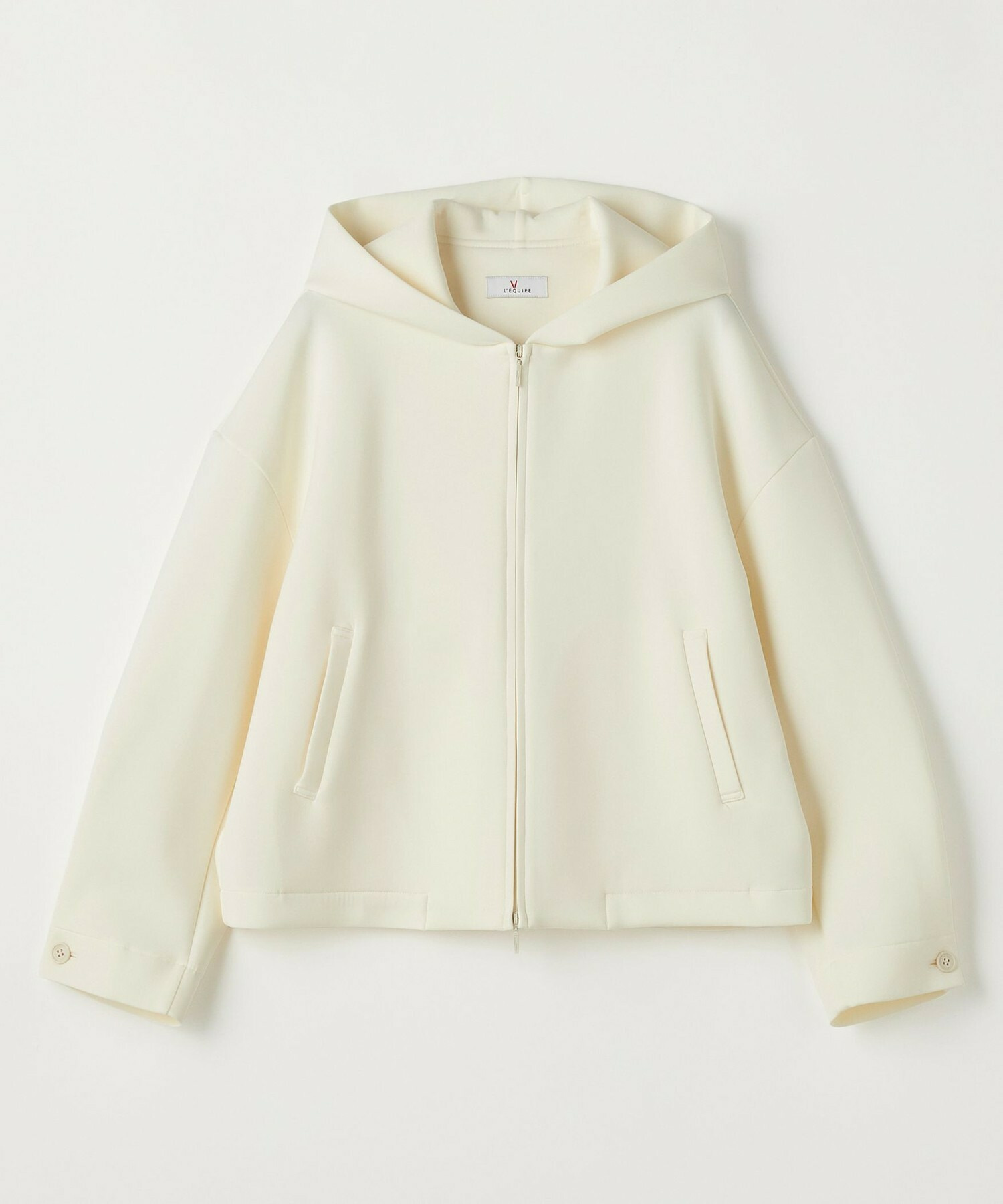 【L'EQUIPE】エアリージャージージップパーカー 詳細画像 ブラック 10