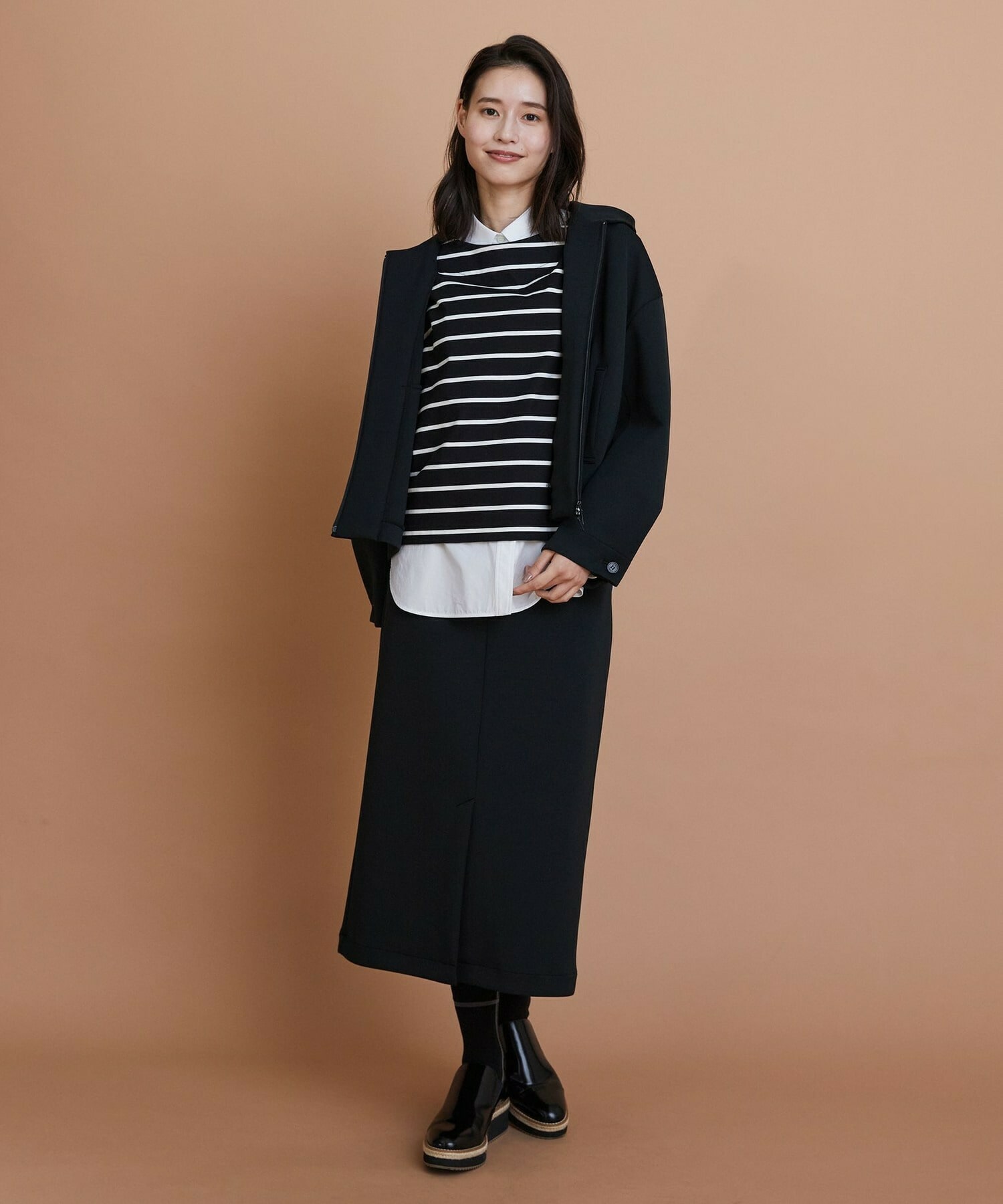 【L'EQUIPE】エアリージャージージップパーカー 詳細画像 ブラック 14