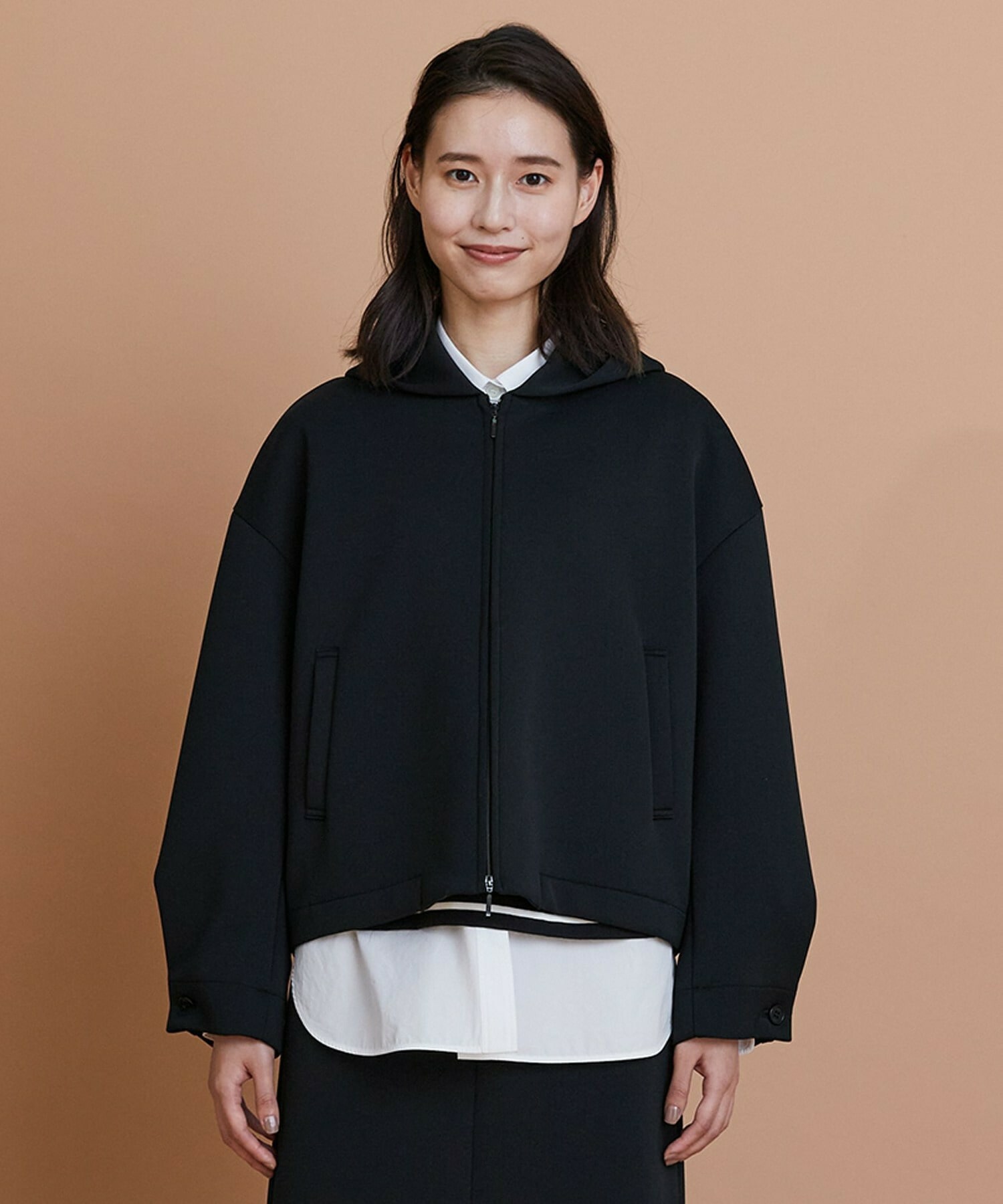 【L'EQUIPE】エアリージャージージップパーカー 詳細画像 ブラック 15