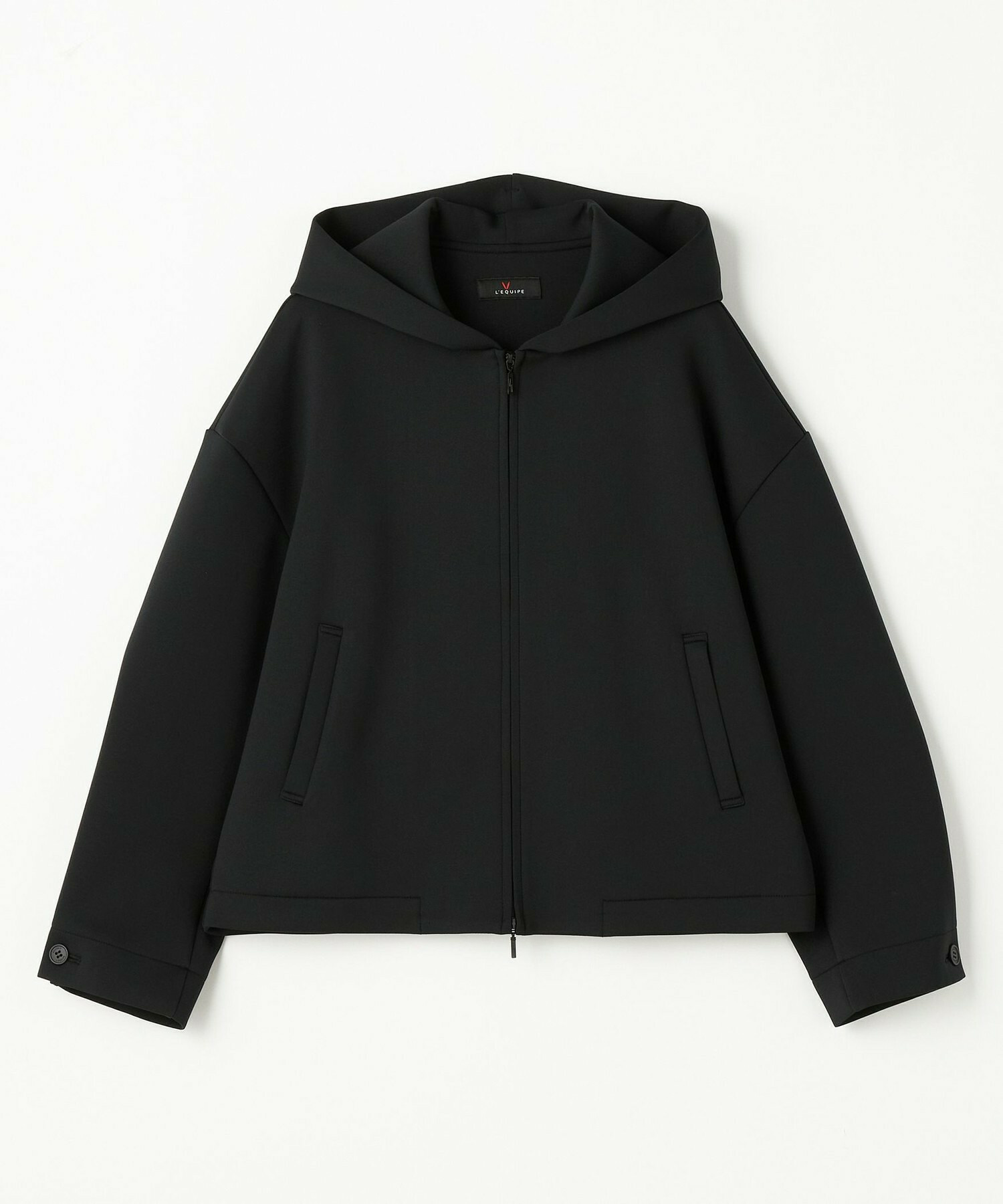 【L'EQUIPE】エアリージャージージップパーカー 詳細画像 ブラック 18