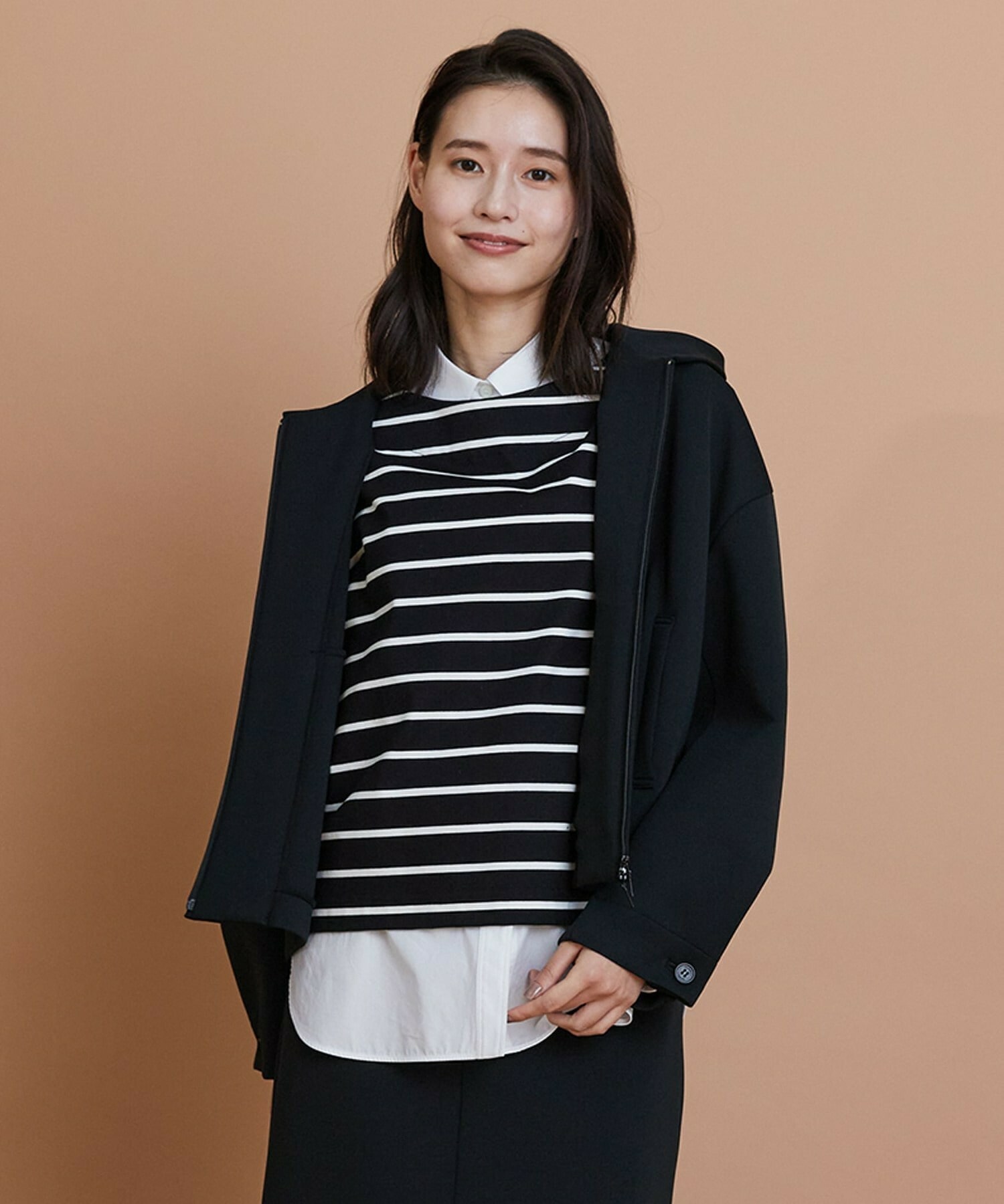 【L'EQUIPE】エアリージャージージップパーカー 詳細画像 ブラック 1