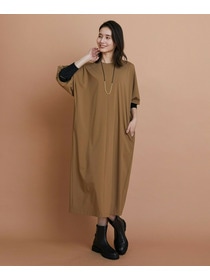 【L'EQUIPE】ハイカウントジャージワンピース 詳細画像 ブラック 4