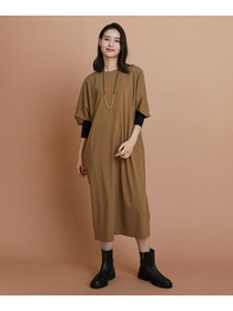 【L'EQUIPE】ハイカウントジャージワンピース 詳細画像 ブラック 7