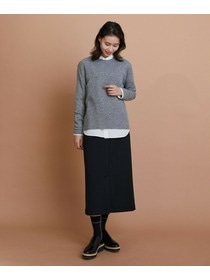 【L'EQUIPE】エアリージャージータイトスカート 詳細画像 ブラック 10