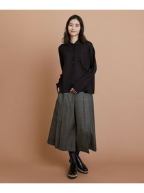 【L'EQUIPE】ウール梳毛カーディガン 詳細画像 ブラック 1