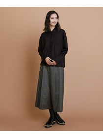 【L'EQUIPE】ウール梳毛カーディガン 詳細画像 ブラック 4