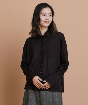 【L'EQUIPE】ウール梳毛カーディガン 詳細画像 ブラウン 1