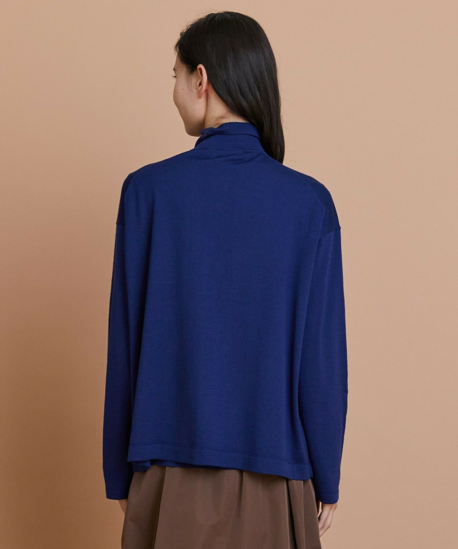 【L'EQUIPE】ウール梳毛カーディガン 詳細画像 ブラック 15