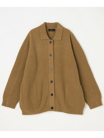 【L'EQUIPE】片畦ニット襟付きカーディガン 詳細画像 ライトグレー 12