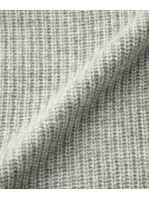 【L'EQUIPE】片畦ニット襟付きカーディガン 詳細画像 ライトグレー 18