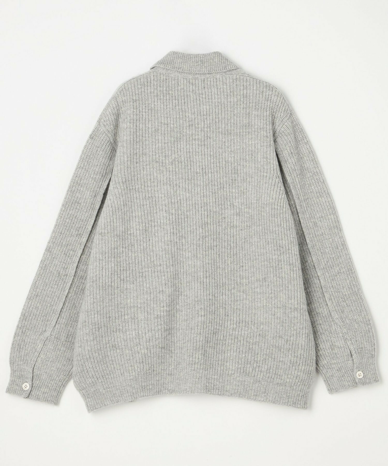 片畦ニット襟付きカーディガン｜BIGI online store - ビギ