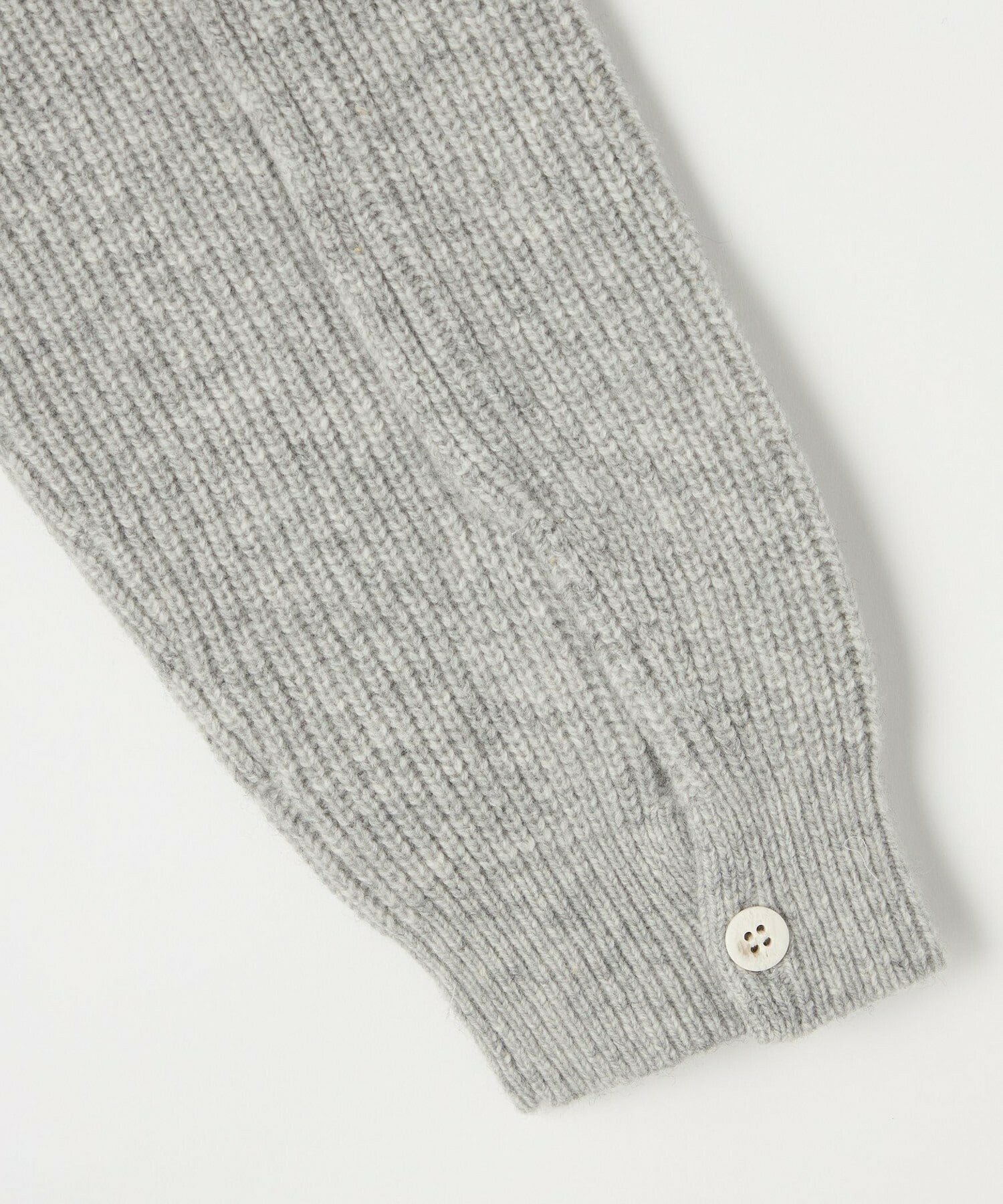 【L'EQUIPE】片畦ニット襟付きカーディガン 詳細画像 ライトグレー 16