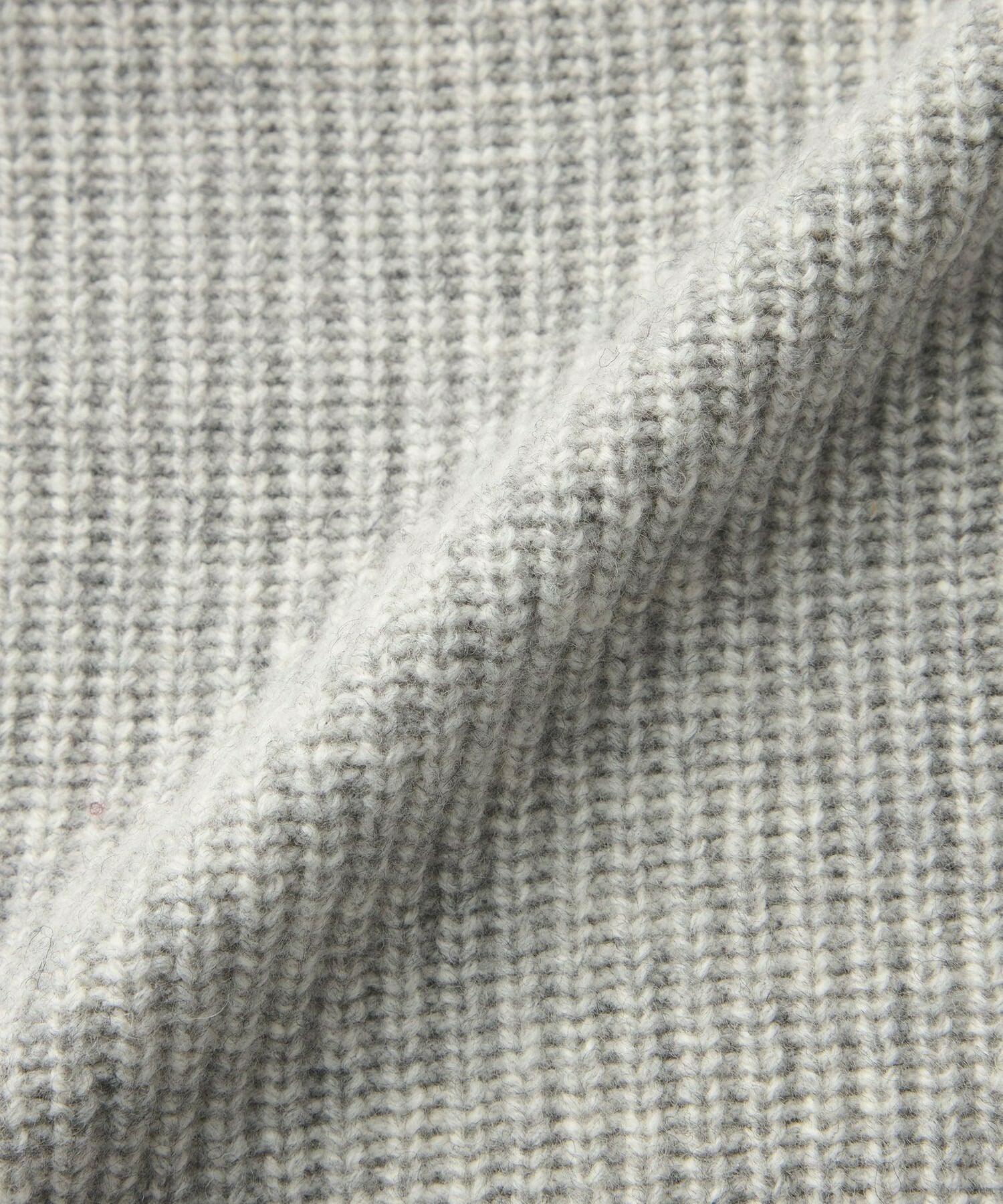 【L'EQUIPE】片畦ニット襟付きカーディガン 詳細画像 ライトグレー 18