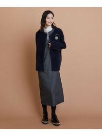 【L'EQUIPE】FOX接結カーディガン 詳細画像 ネイビー 10