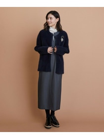 【L'EQUIPE】FOX接結カーディガン 詳細画像 ネイビー 11