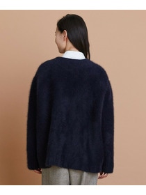 【L'EQUIPE】FOX接結カーディガン 詳細画像 ネイビー 14