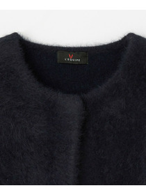 【L'EQUIPE】FOX接結カーディガン 詳細画像 ネイビー 17