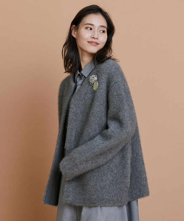 【L'EQUIPE】FOX接結カーディガン