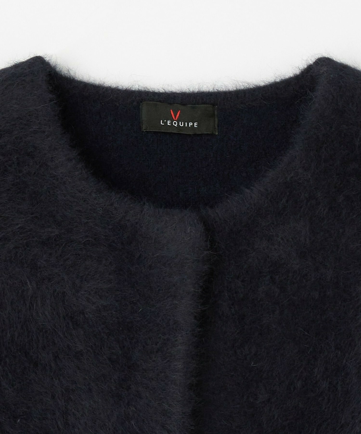 【L'EQUIPE】FOX接結カーディガン 詳細画像 ネイビー 17