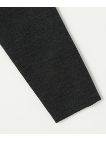 【L'EQUIPE】ウールポリ接結ニットジャケット 詳細画像 ブラック 15