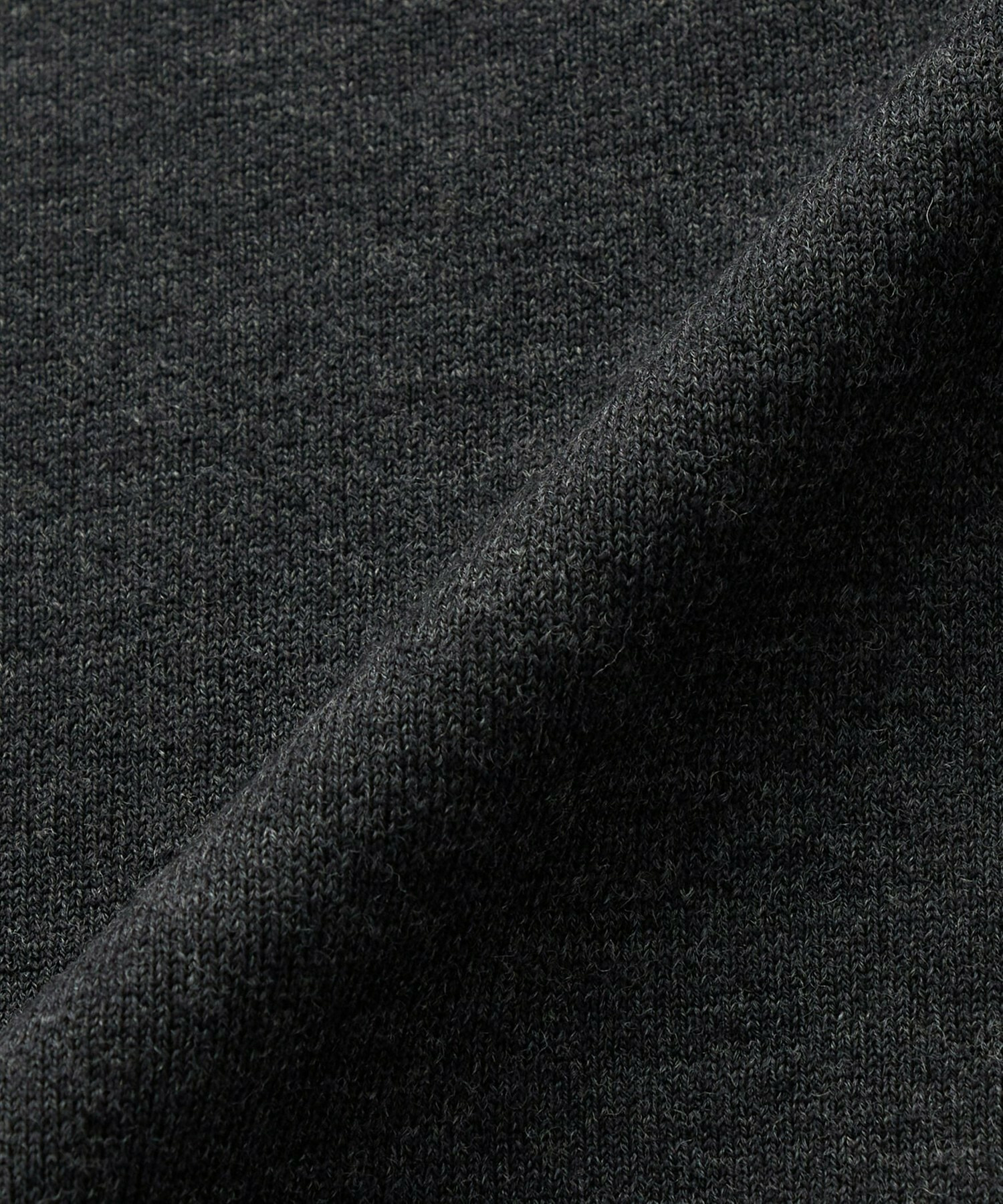 【L'EQUIPE】ウールポリ接結ニットジャケット 詳細画像 ブラック 19