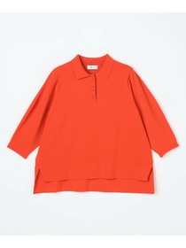 【L'EQUIPE】綿ポリストレッチニットポロ 詳細画像 ネイビー 10