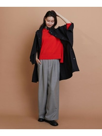 【L'EQUIPE】綿ポリストレッチニットポロ 詳細画像 ネイビー 6