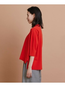 【L'EQUIPE】綿ポリストレッチニットポロ 詳細画像 ネイビー 8