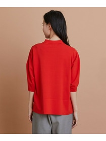 【L'EQUIPE】綿ポリストレッチニットポロ 詳細画像 ネイビー 9