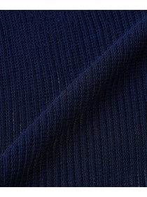 【L'EQUIPE】綿ポリ針抜きリブニットトップス 詳細画像 ネイビー 13