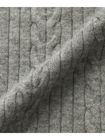 【L'EQUIPE】セミ梳毛ケーブルニットプルオーバー 詳細画像 ブラック 25