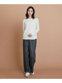 【L'EQUIPE】セミ梳毛ケーブルニットプルオーバー 詳細画像 ブラック 9