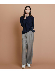 【L'EQUIPE】ウールハイゲージニットプルオーバー 詳細画像 ネイビー 10