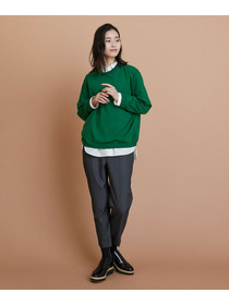 【L'EQUIPE】ウールハイゲージニットプルオーバー 詳細画像 ネイビー 2