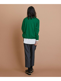 【L'EQUIPE】ウールハイゲージニットプルオーバー 詳細画像 ネイビー 4