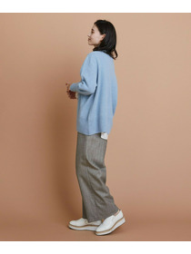 【L'EQUIPE】カシミヤ混ハイネックニットプルオーバー 詳細画像 サックスブルー 2