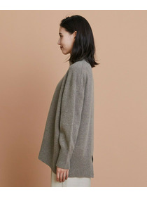 【L'EQUIPE】カシミヤ混ハイネックニットプルオーバー 詳細画像 サックスブルー 21