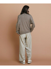 【L'EQUIPE】ウールダイヤ柄ニットプルオーバー 詳細画像 グレー系その他 17